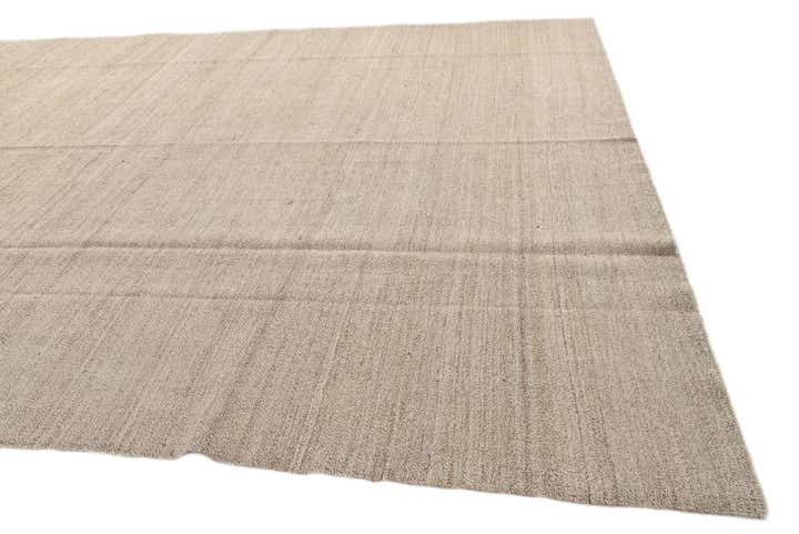 11' 3 x 14' 6 Hand Woven Kilim Modern Wool Rug