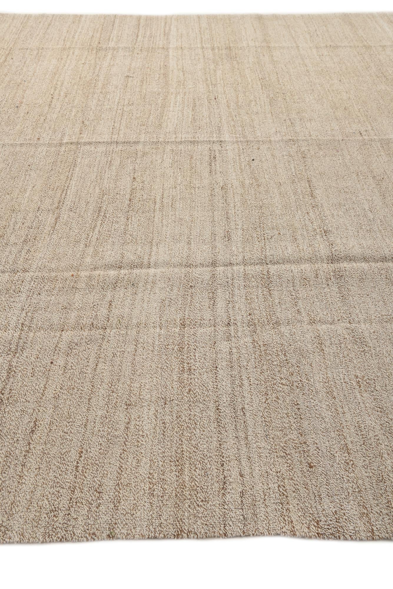 11' 3 x 14' 6 Hand Woven Kilim Modern Wool Rug