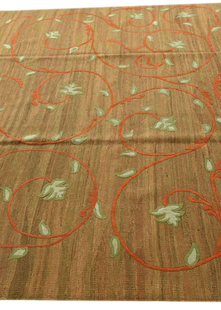 8' 1 x 9' 7 Hand Woven Kilim Modern Rug