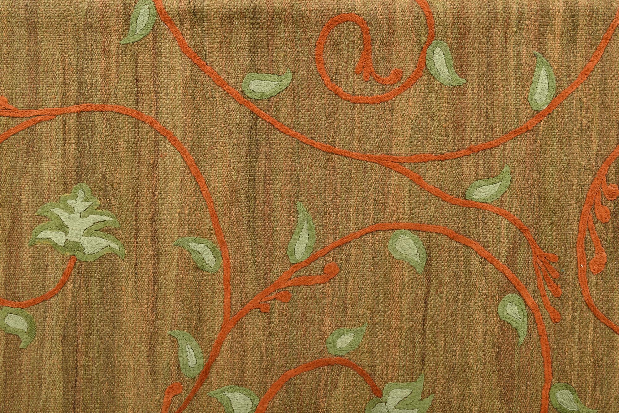 8' 1 x 9' 7 Hand Woven Kilim Modern Rug
