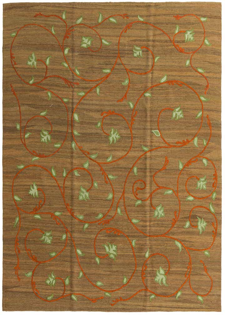 8' 1 x 9' 7 Hand Woven Kilim Modern Rug