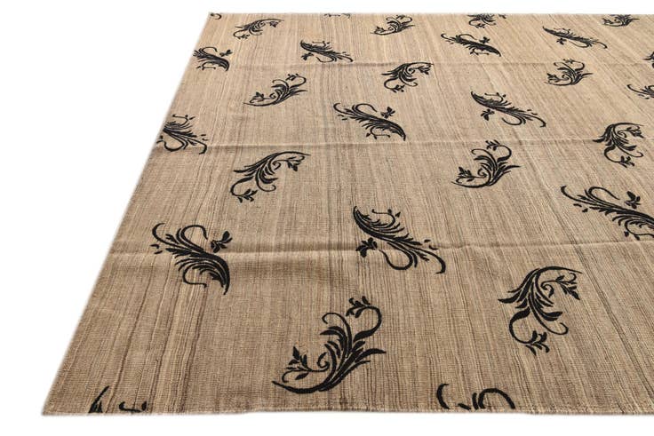 Detail image of 9' x 11' 5 Hand Woven Kilim Modern Rug