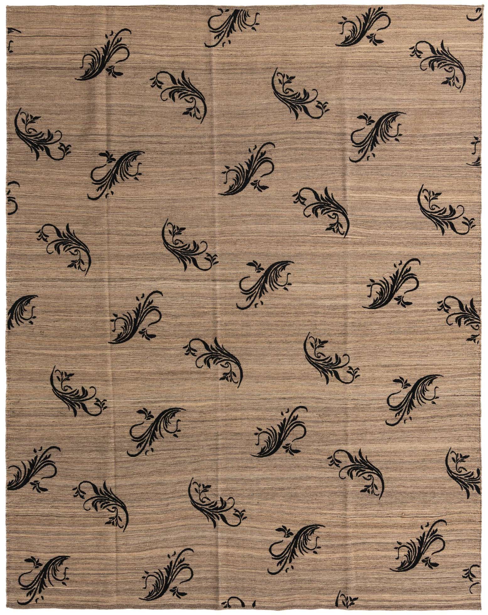 9' x 11' 5 Hand Woven Kilim Modern Rug