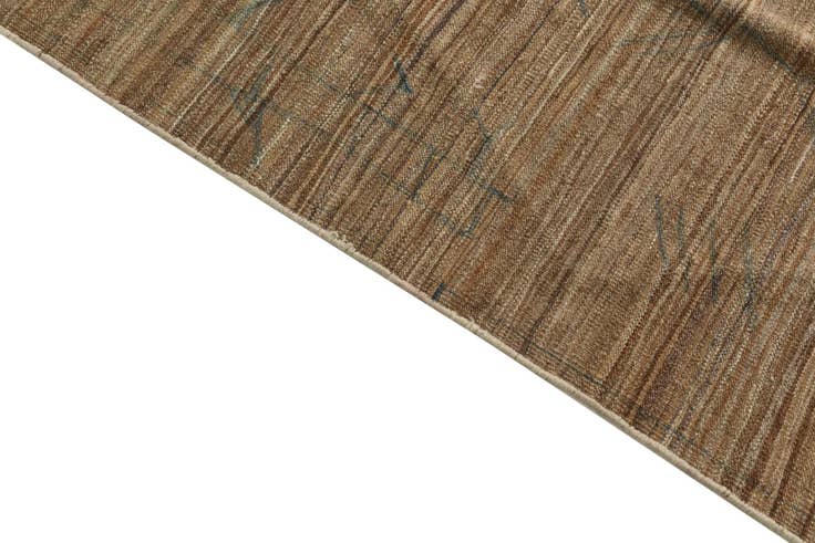 Detail image of 6' 8 x 9' 9 Hand Woven Kilim Modern Wool Rug