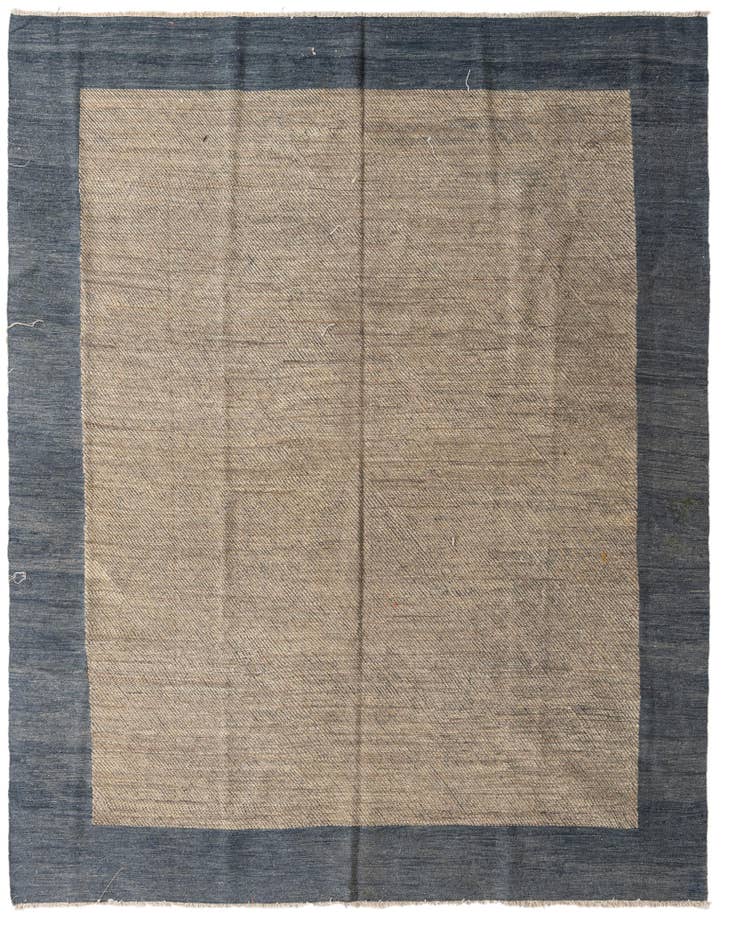 Detail image of 8' 2 x 9' 7 Hand Woven Kilim Modern Wool Rug