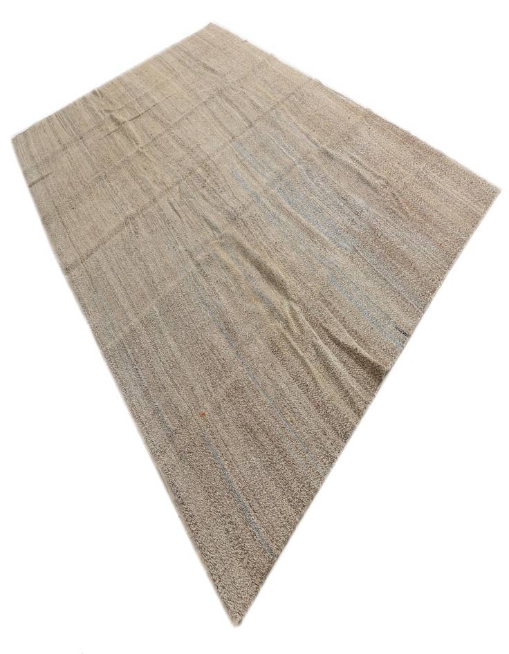 Detail image of 9' 6 x 13' 2  Hand Woven Kilim Modern Wool Rug