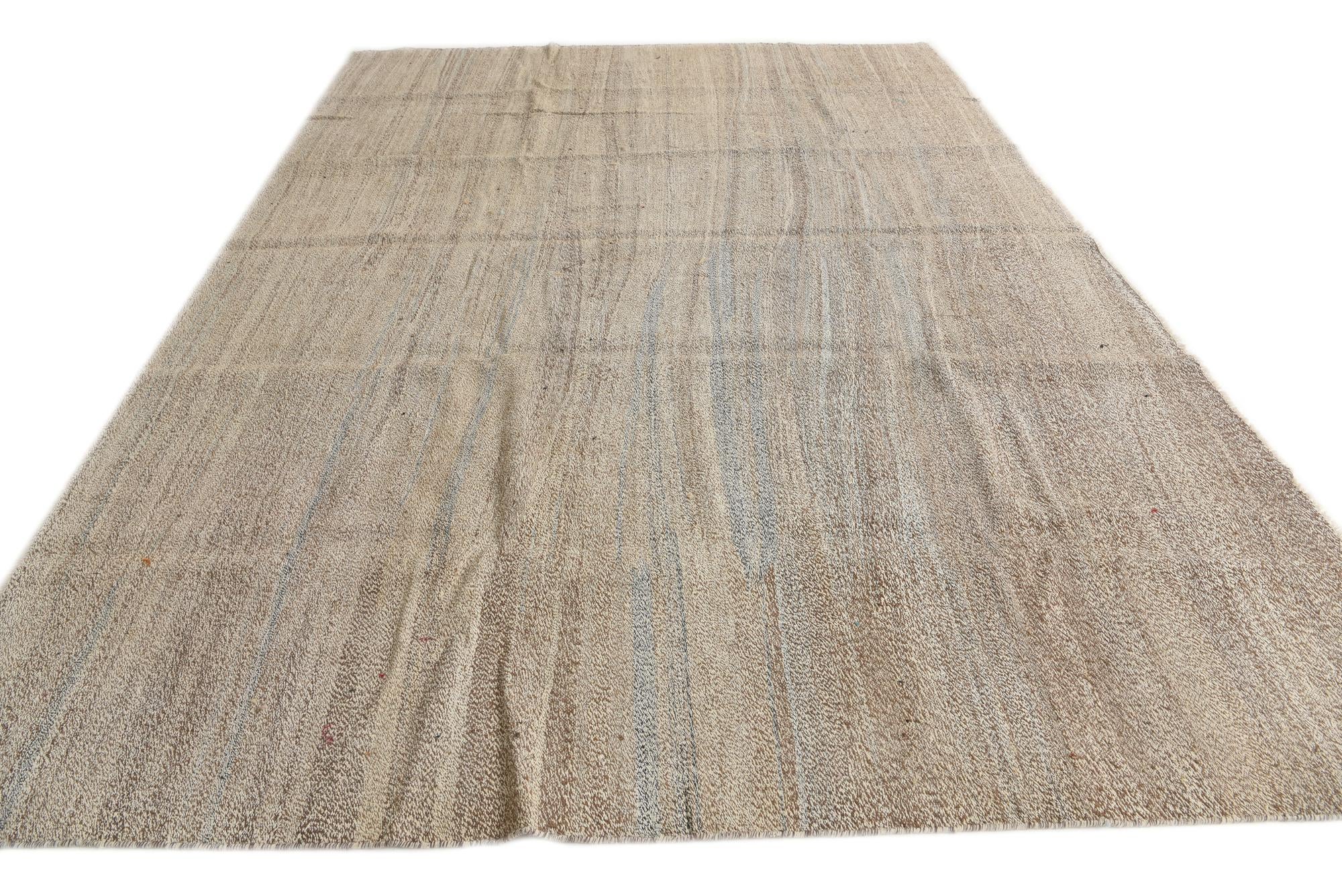 290cm x 400cm Tejido a mano Kilim Modern Alfombra Lana
