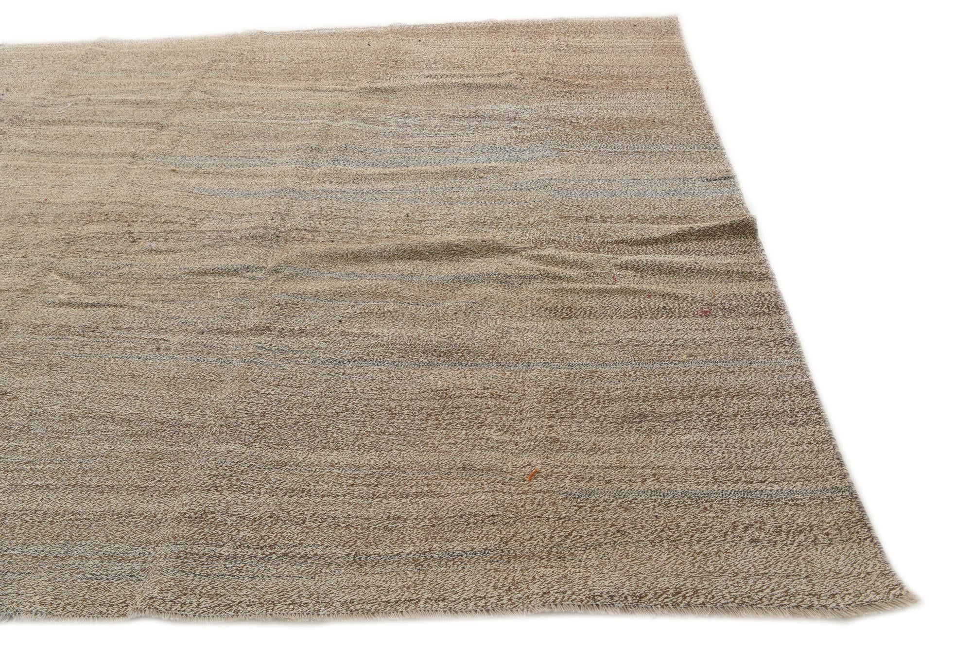 290cm x 400cm Tejido a mano Kilim Modern Alfombra Lana
