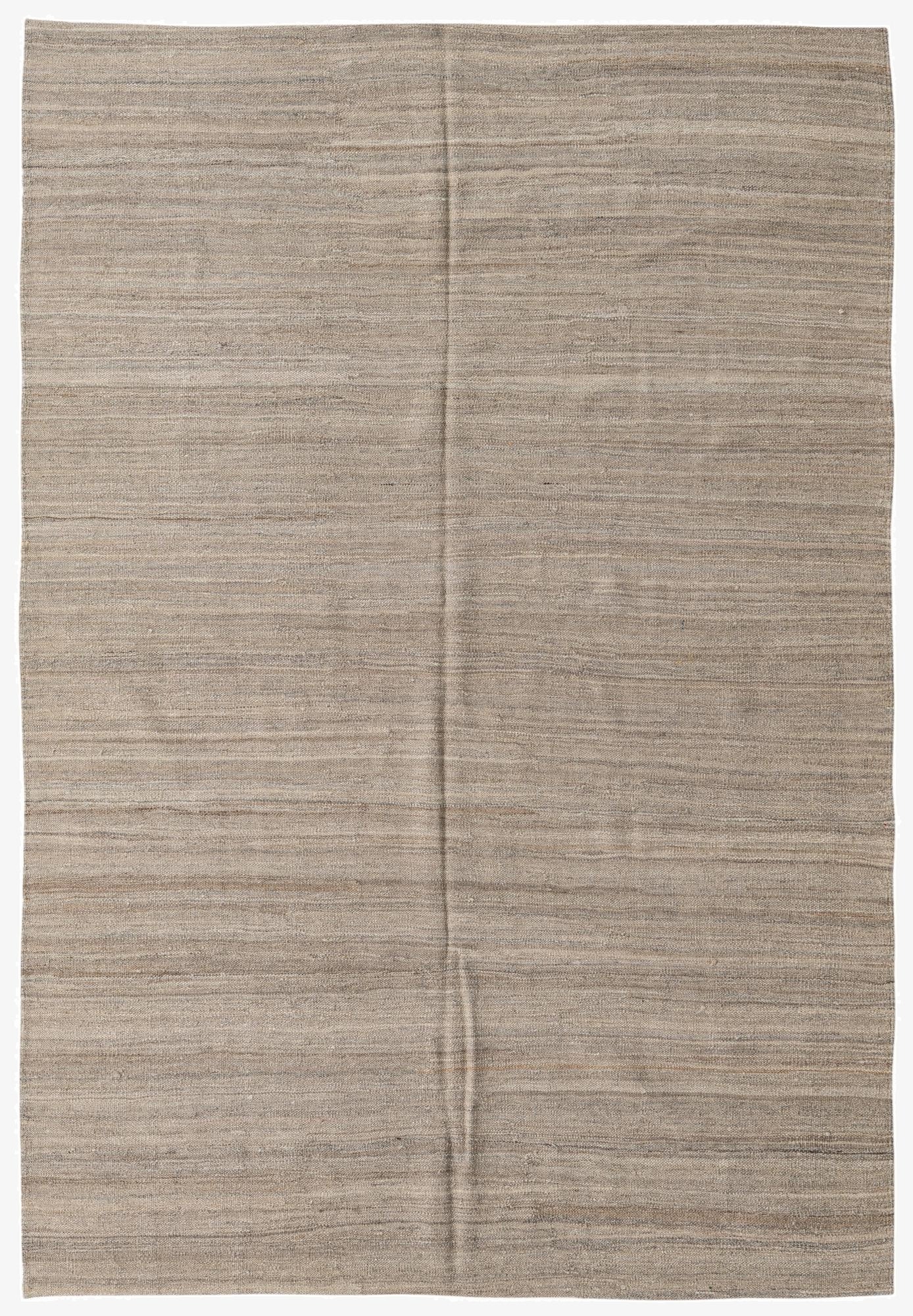 5' 2 x 7' 10  Hand Woven Kilim Modern Wool Rug