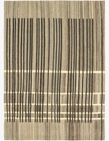 5' 9 x 8' Hand Woven Kilim Modern Wool Rug