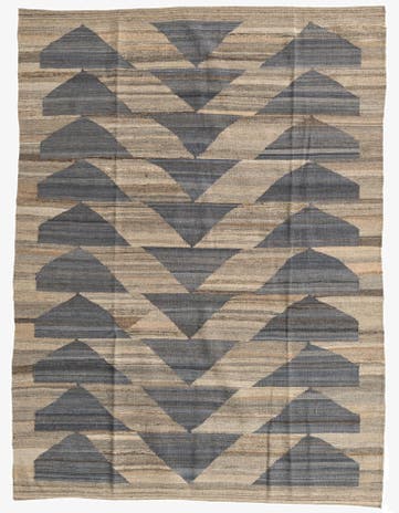 5' 8 x 7' 7 Hand Woven Kilim Modern Wool Rug