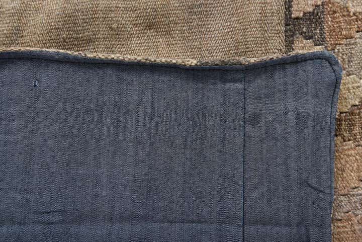 5' 5 x 8' Hand Woven Kilim Patchwork Wool Rug