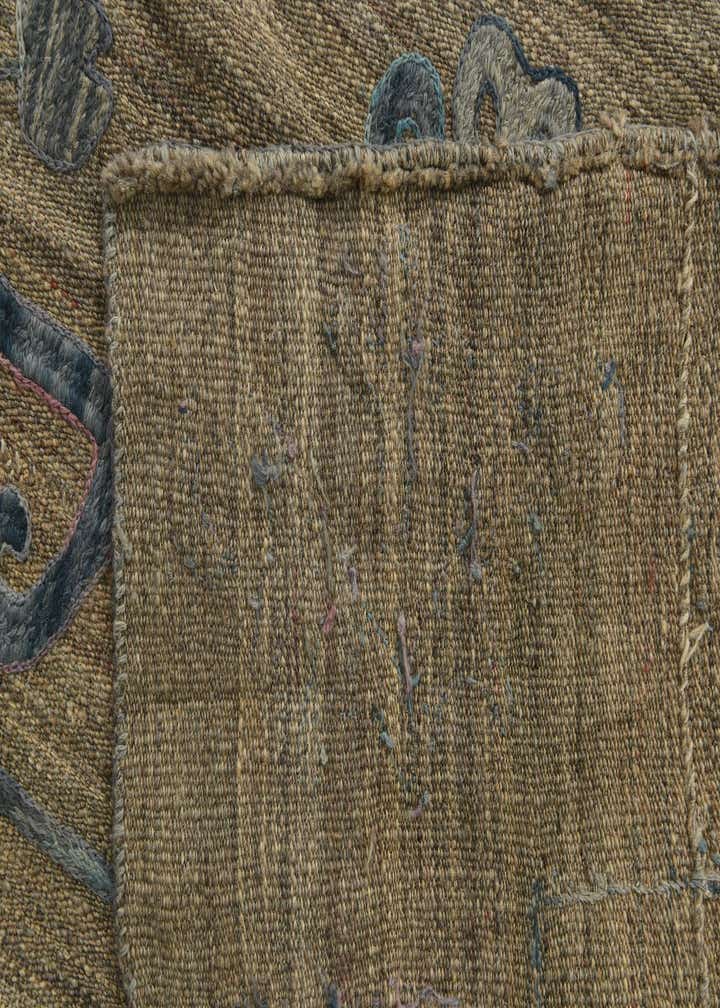 5' 10 x 7' 7 Hand Woven Kilim Suzani Wool Rug