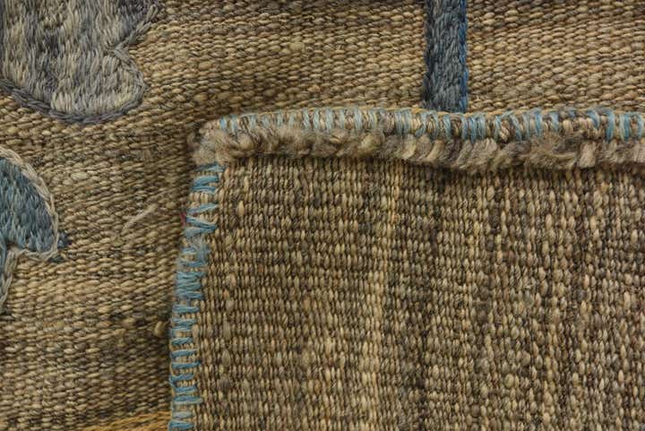 5' 9 x 7' 10 Hand Woven Kilim Suzani Wool Rug