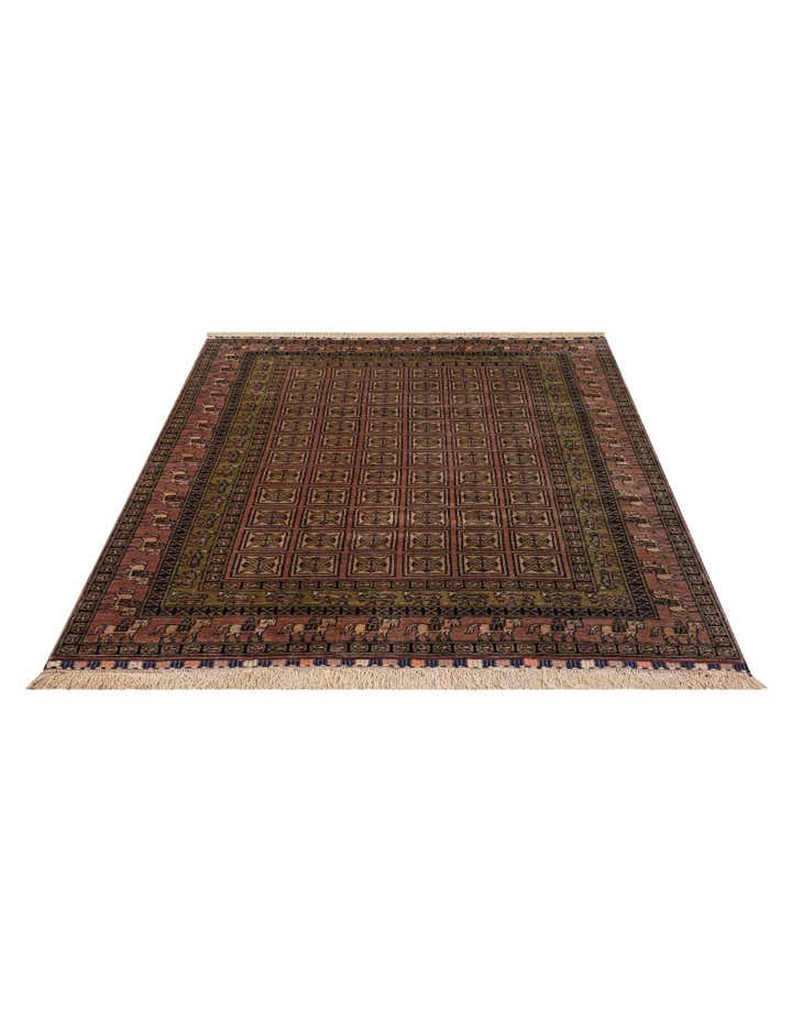 6' 9 x 10' 1 Hand Knotted Lahour Oriental Wool Rug