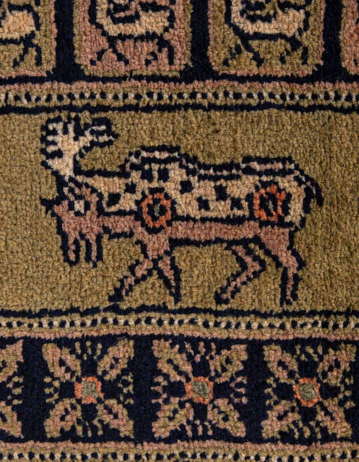 6' 9 x 10' 1 Hand Knotted Lahour Oriental Wool Rug