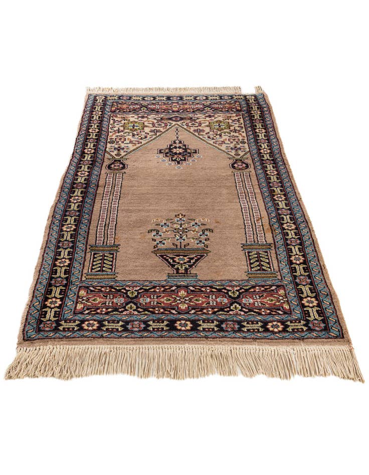 Detail image of 2' 8 x 4' 5  Hand Knotted Lahour Oriental Wool Rug