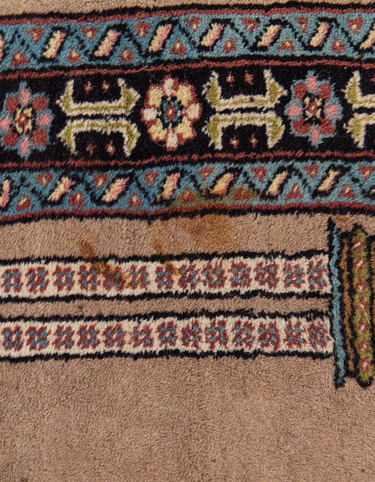 Detail image of 2' 8 x 4' 5  Hand Knotted Lahour Oriental Wool Rug