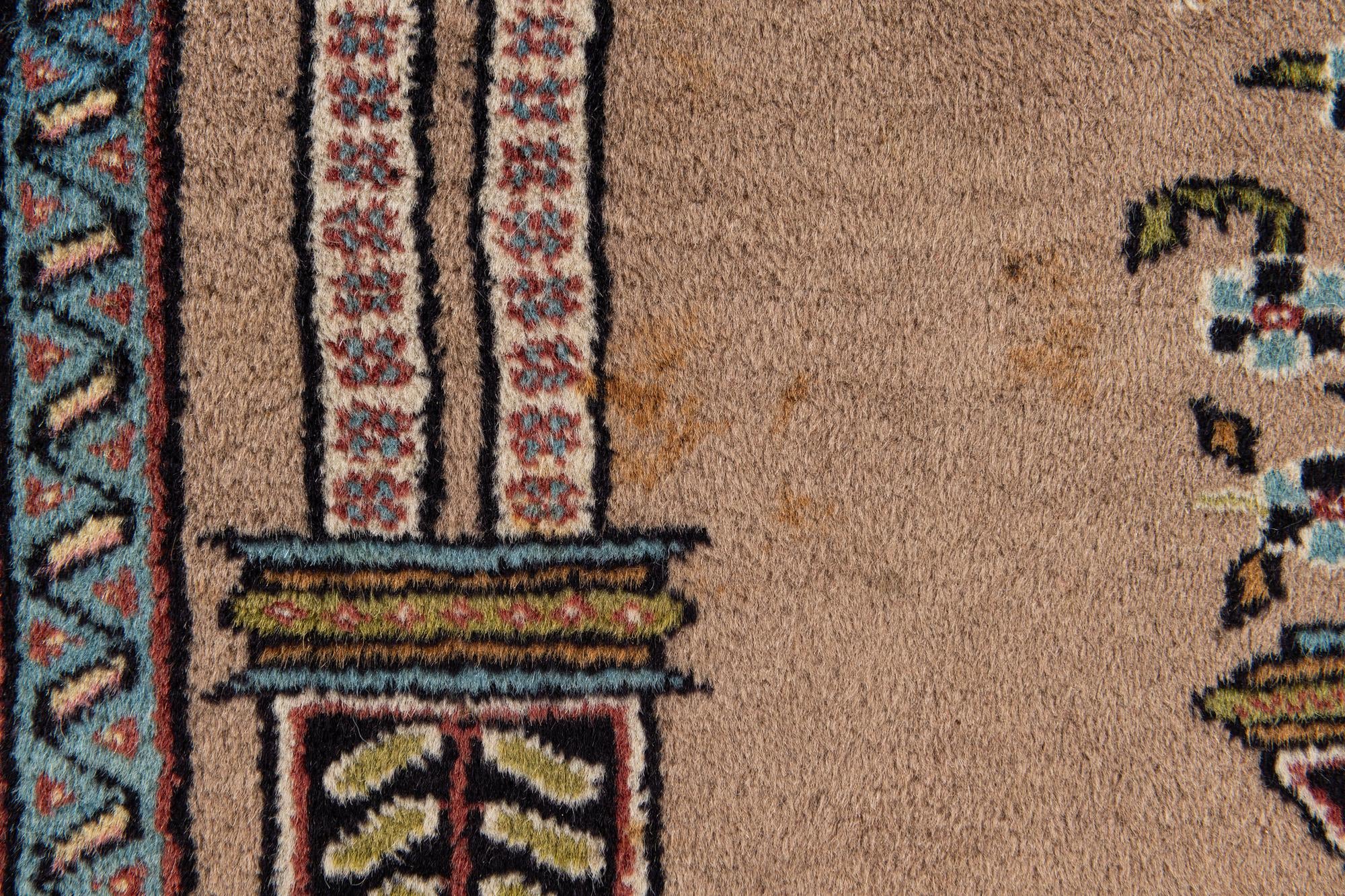 2' 8 x 4' 5 Hand Knotted Lahour Oriental Wool Rug