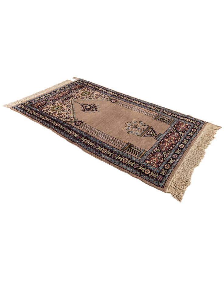 Detail image of 2' 8 x 4' 5  Hand Knotted Lahour Oriental Wool Rug