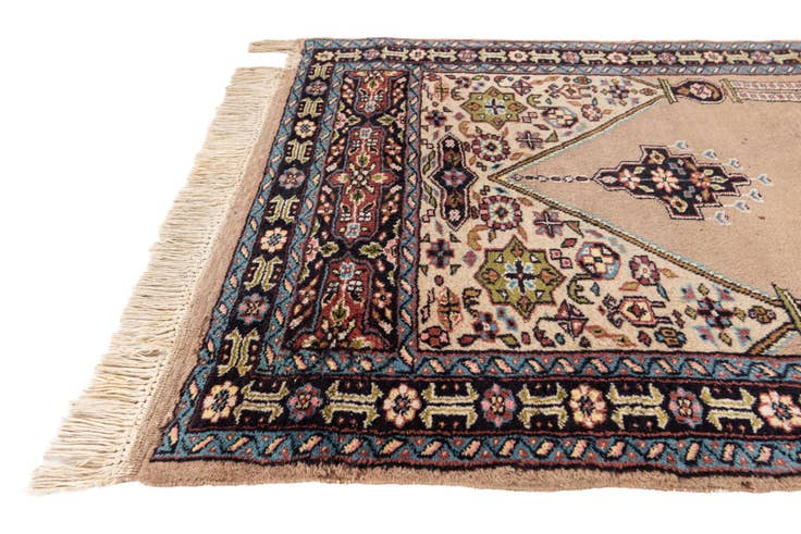 Detail image of 2' 8 x 4' 5 Hand Knotted Lahour Oriental Wool Rug
