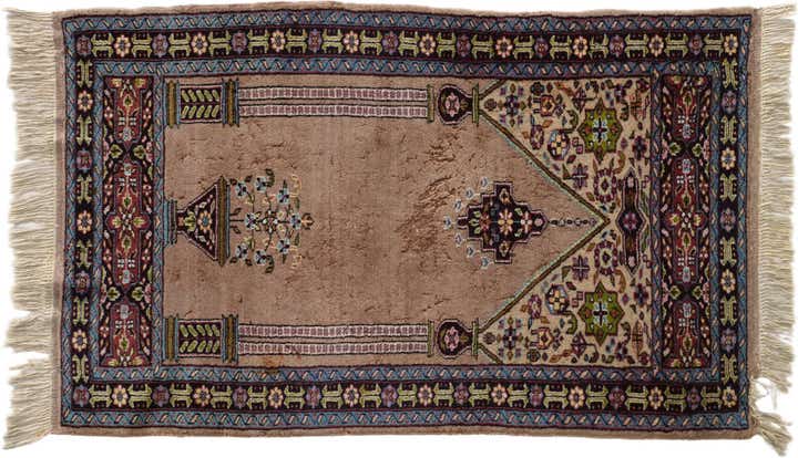 2' 8 x 4' 5 Hand Knotted Lahour Oriental Wool Rug