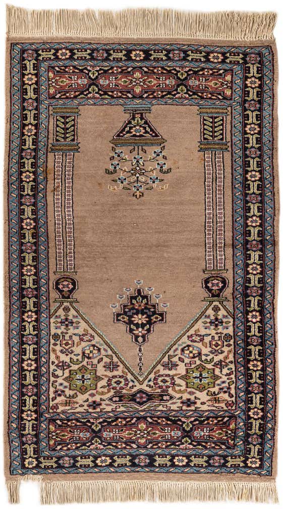 2' 8 x 4' 5 Hand Knotted Lahour Oriental Wool Rug