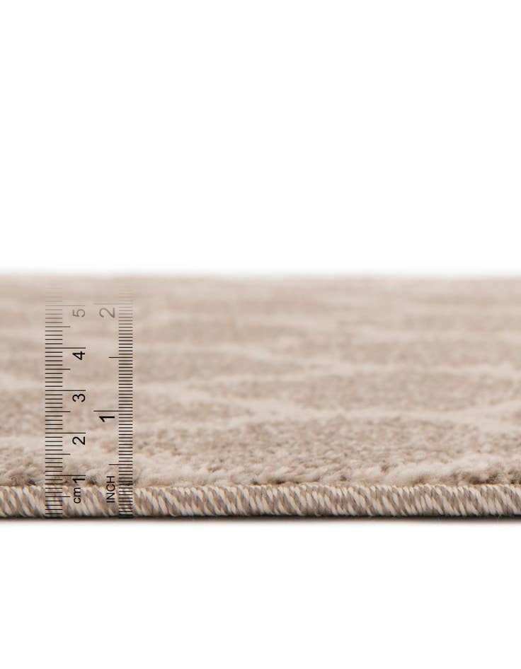 Detail image of Custom Light Brown Lattice Rug