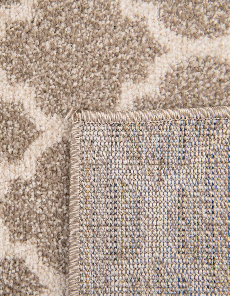 Detail image of Custom Light Brown Lattice Rug