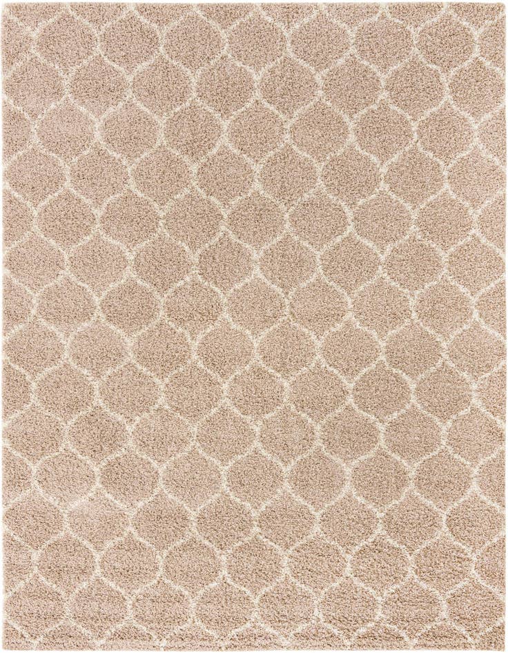 Detail image of 9' x 12' Lattice Shag Rug