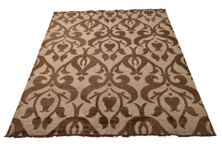 Detail image of 7' 9 x 9' 9 Hand Knotted Luna Wool Rug