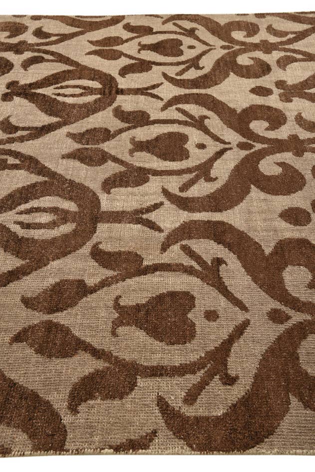 Detail image of 7' 9 x 9' 9 Hand Knotted Luna Wool Rug