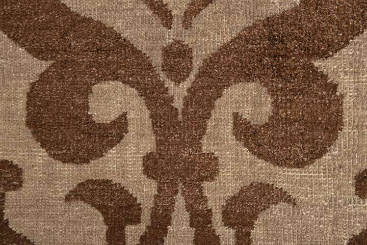 7' 9 x 9' 9 Hand Knotted Luna Wool Rug