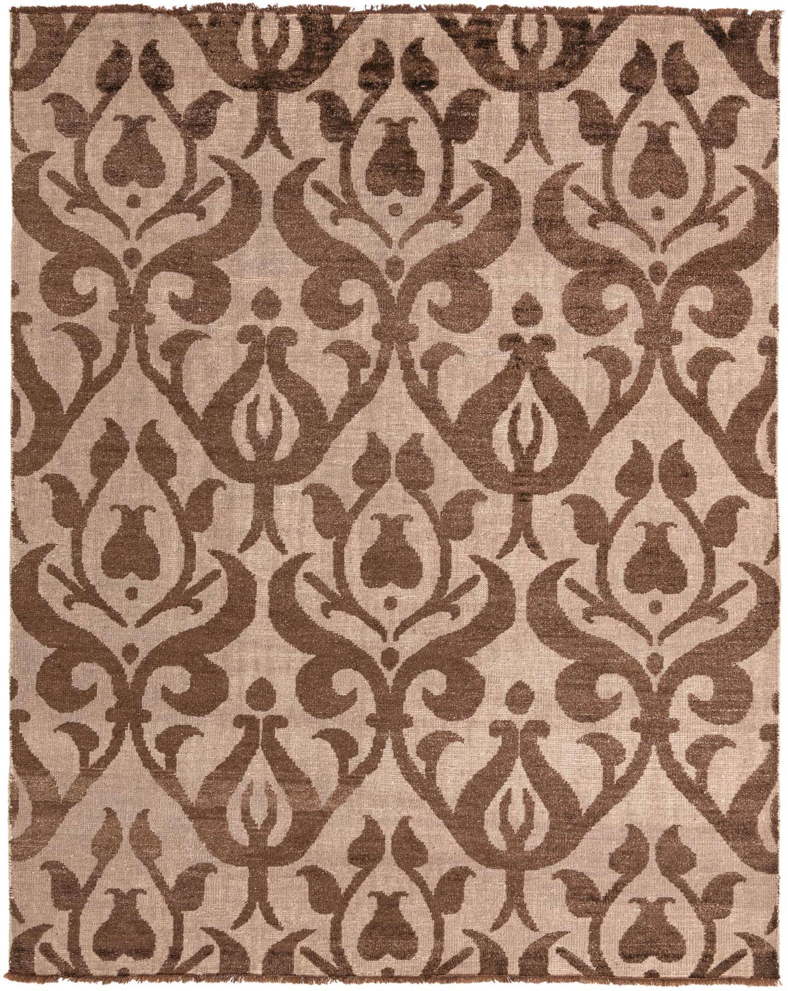 7' 9 x 9' 9 Hand Knotted Luna Wool Rug