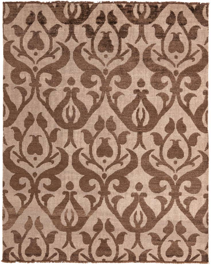 Detail image of 7' 9 x 9' 9 Hand Knotted Luna Wool Rug
