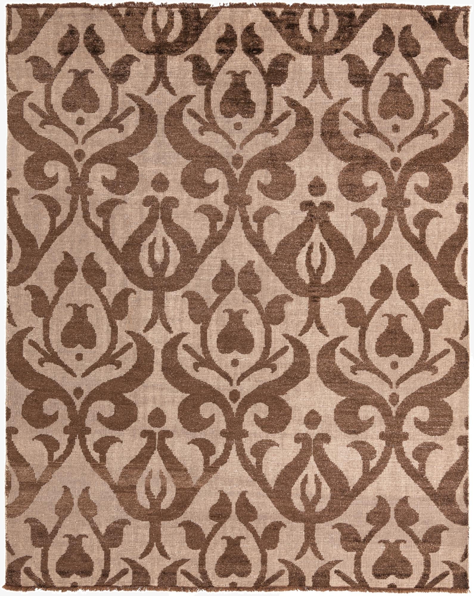 7' 9 x 9' 9  Hand Knotted Luna Wool Rug
