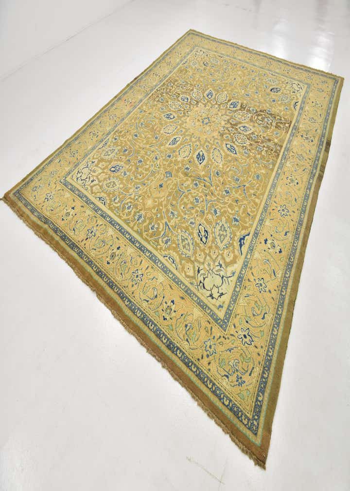 9' 9 x 13' 5 Hand Knotted Mahal Persian Wool Rug
