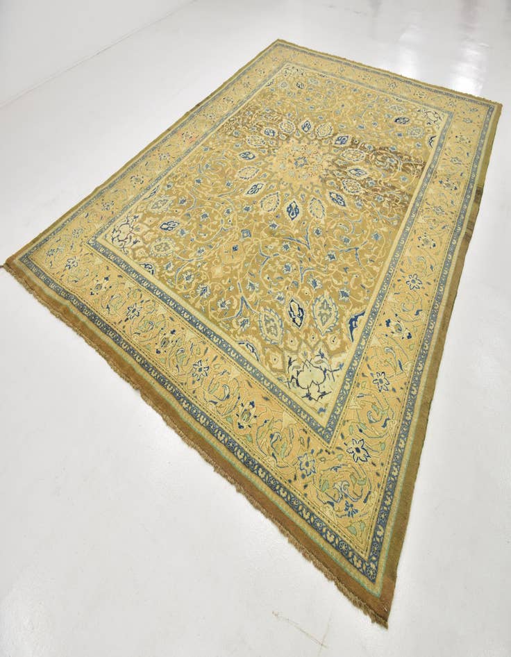 Detail image of 9' 9 x 13' 5 Hand Knotted Mahal Persian Wool Rug