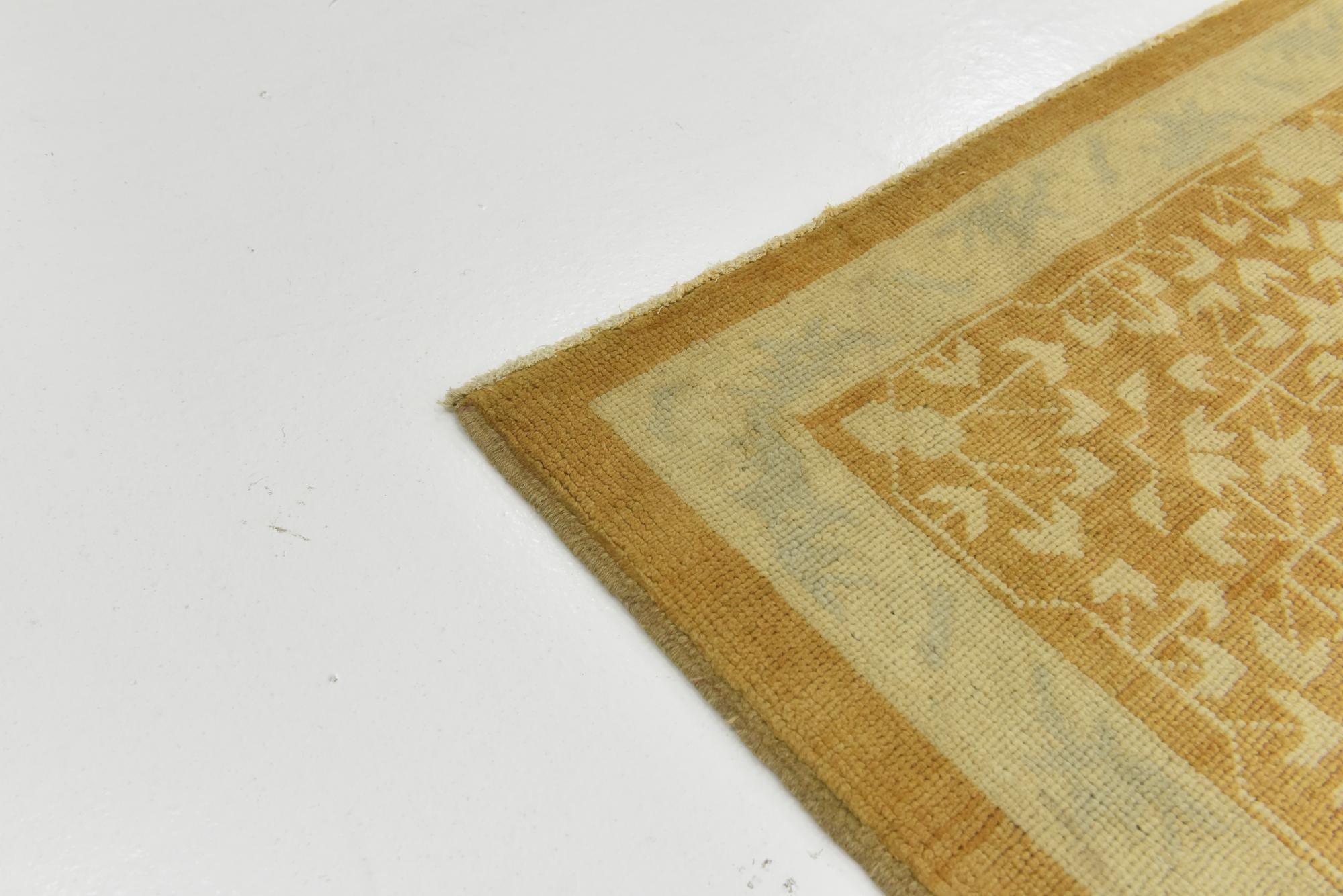 9' x 11' 9 Hand Knotted Mamluk Ziegler Rug