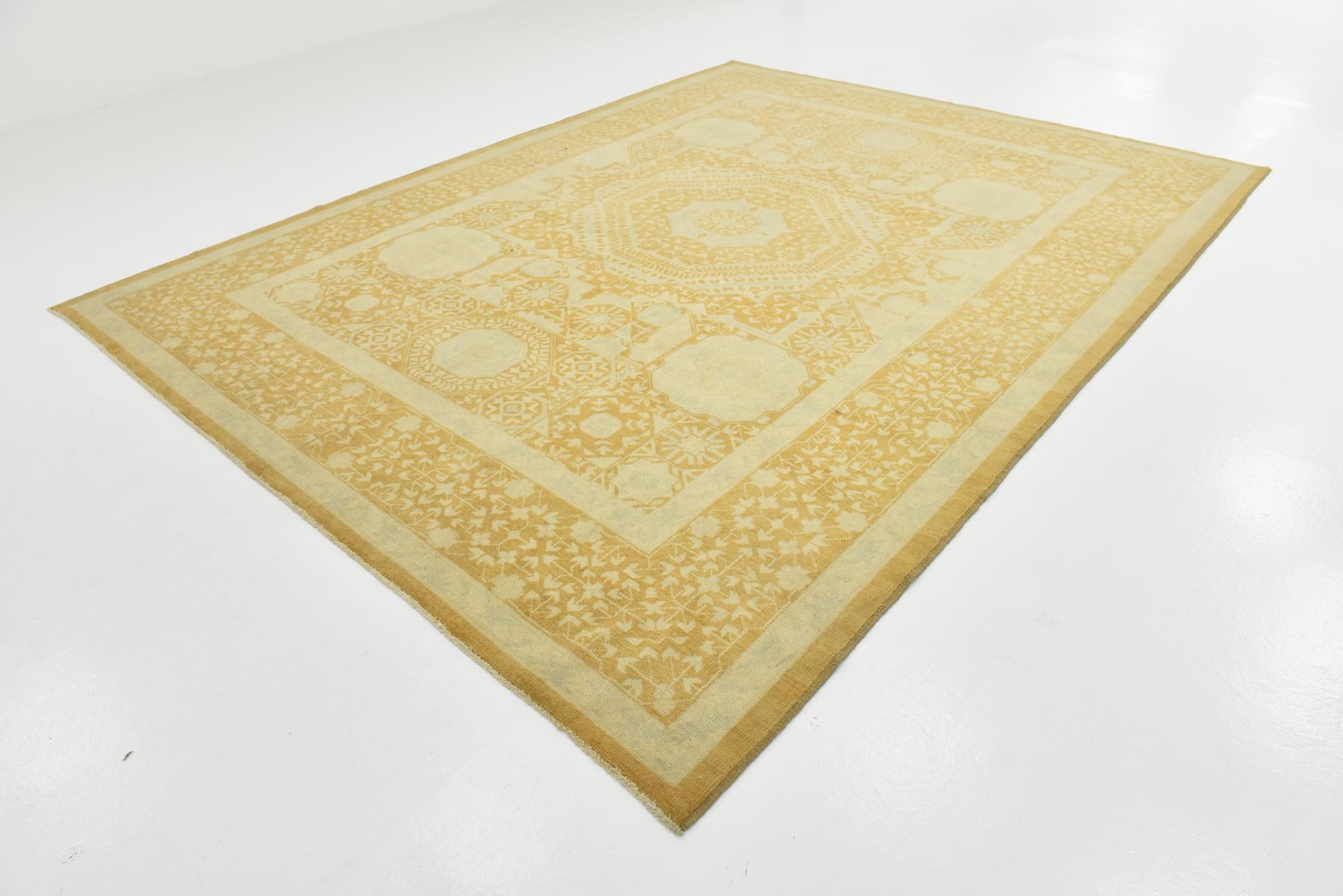 9' x 11' 9 Hand Knotted Mamluk Ziegler Rug