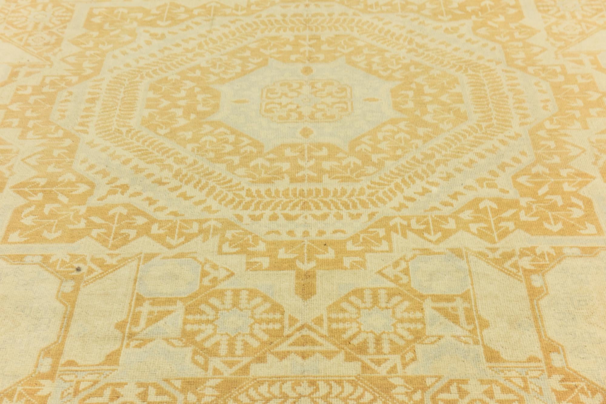 9' x 11' 9 Hand Knotted Mamluk Ziegler Rug