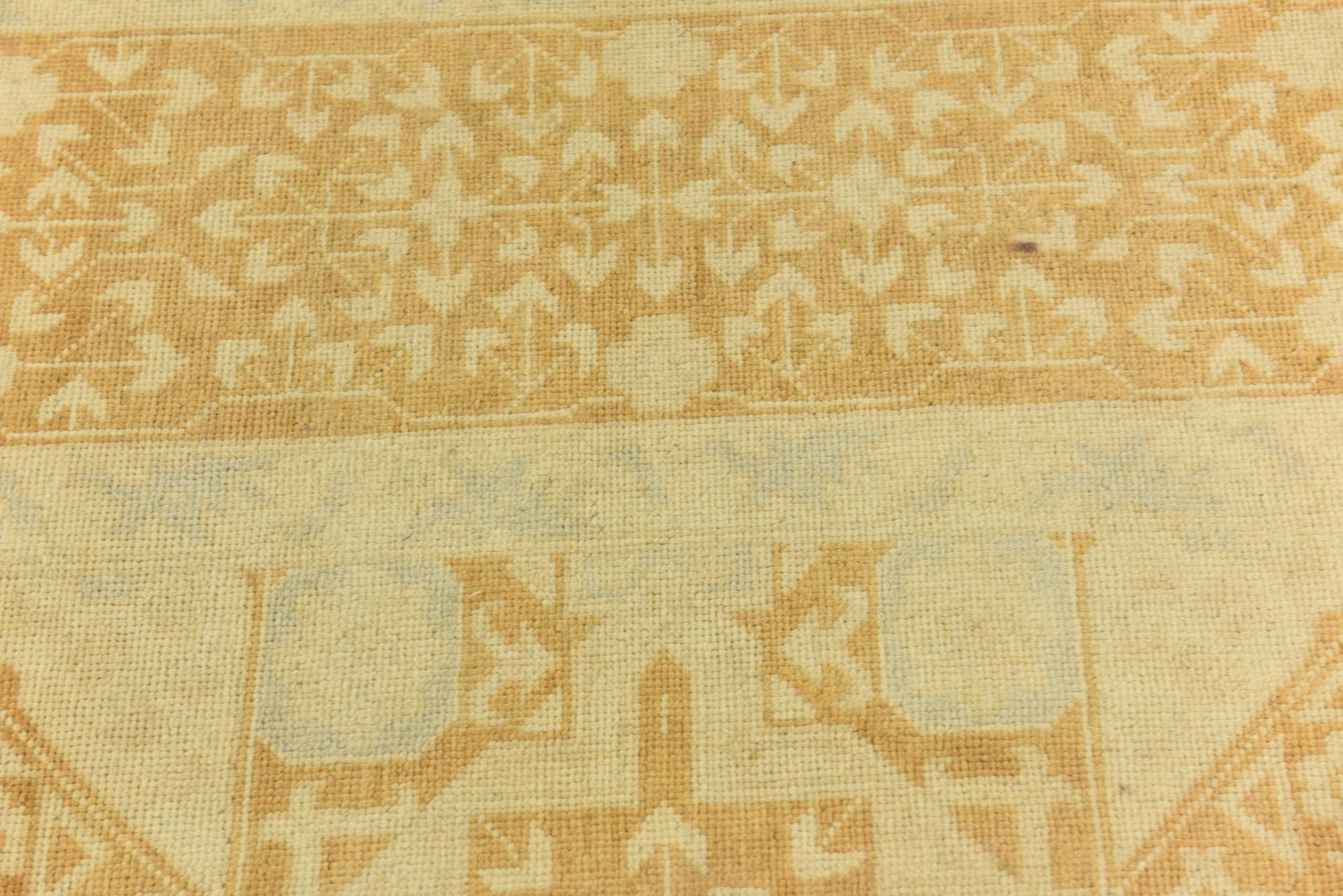 9' x 11' 9 Hand Knotted Mamluk Ziegler Rug