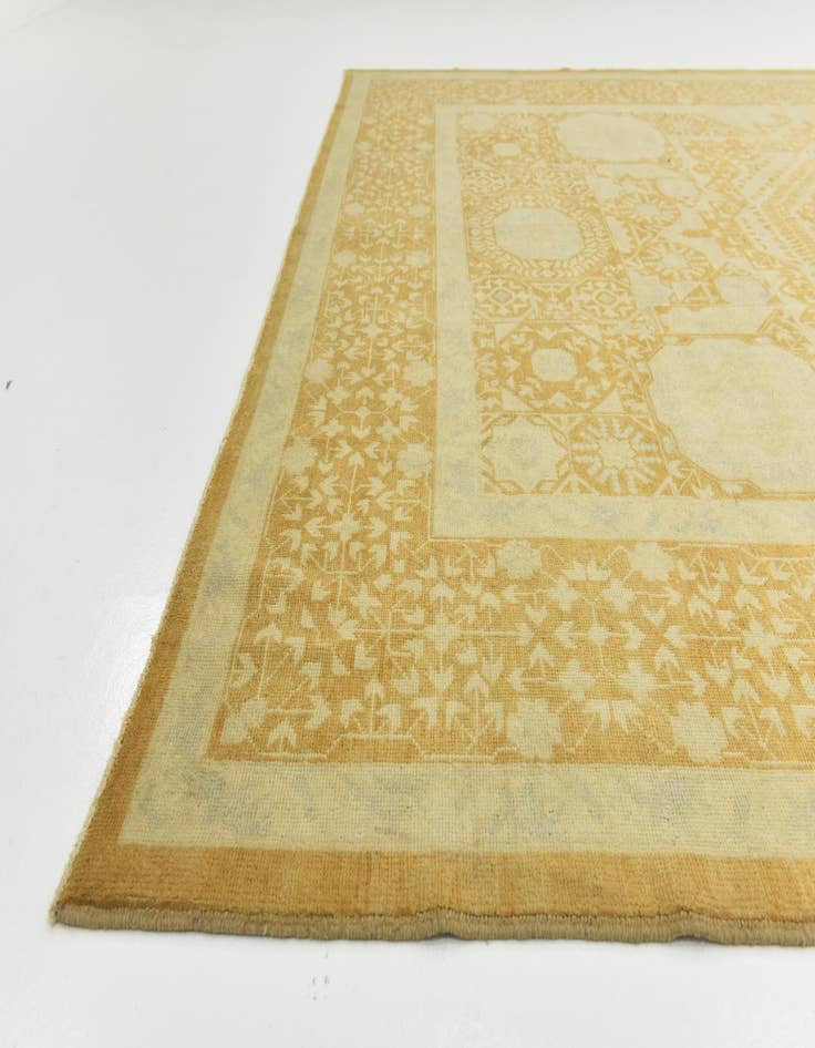 Detail image of 9' x 11' 9  Hand Knotted Mamluk Ziegler Rug