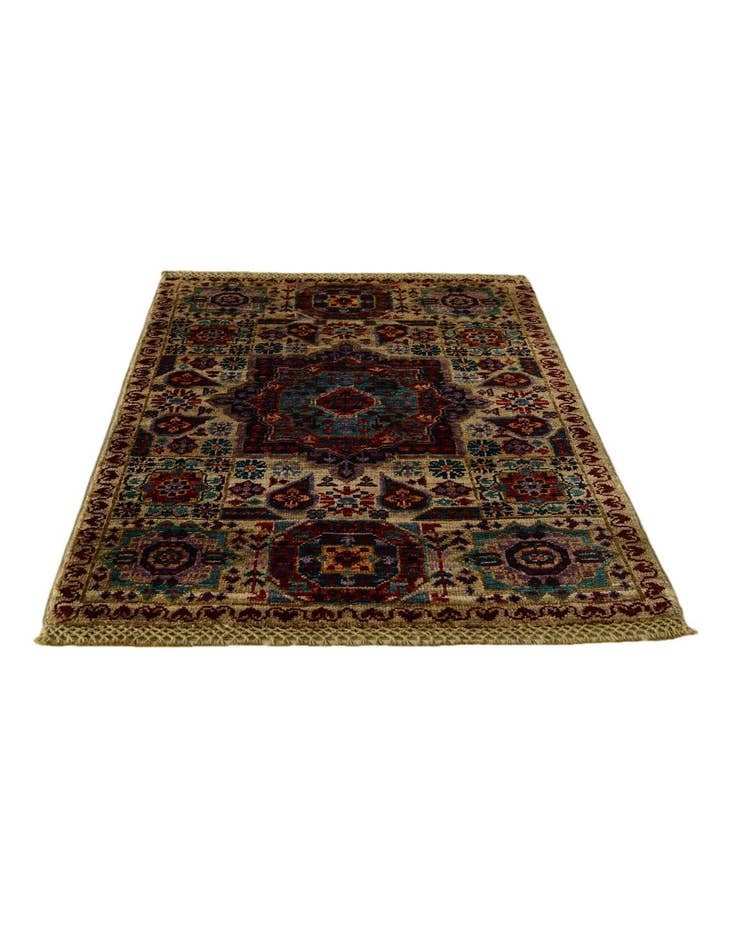 Detail image of 2' x 3' Hand Knotted Mamluk Ziegler Rug