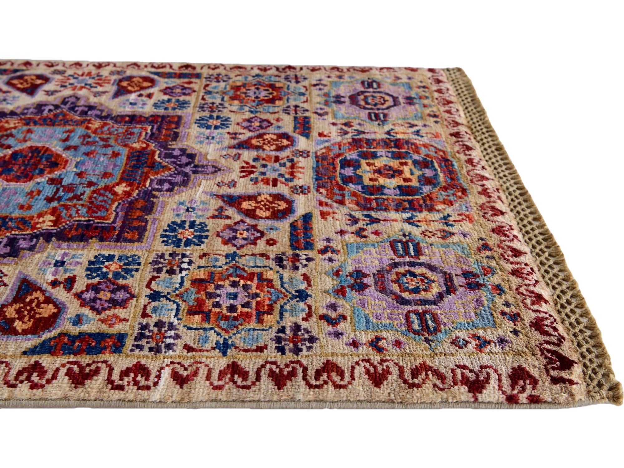 2' x 3' Hand Knotted Mamluk Ziegler Rug