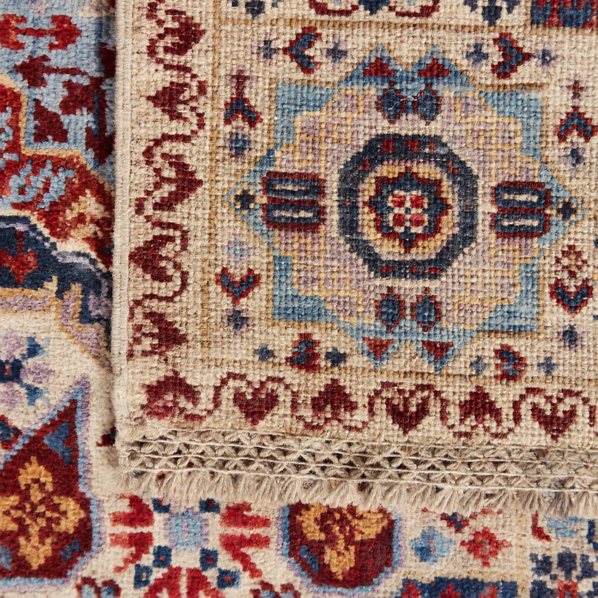 60cm x 90cm Hand Knotted Mamluk Ziegler Rug