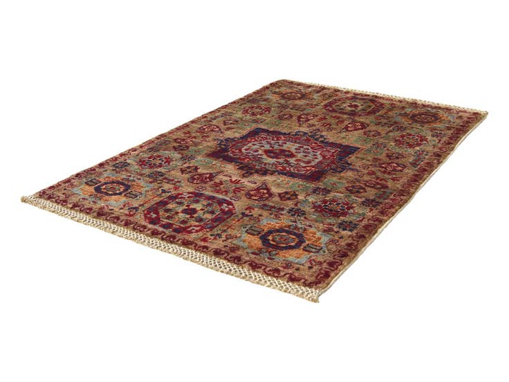 Detail image of 2' x 2' 11 Hand Knotted Mamluk Ziegler Rug