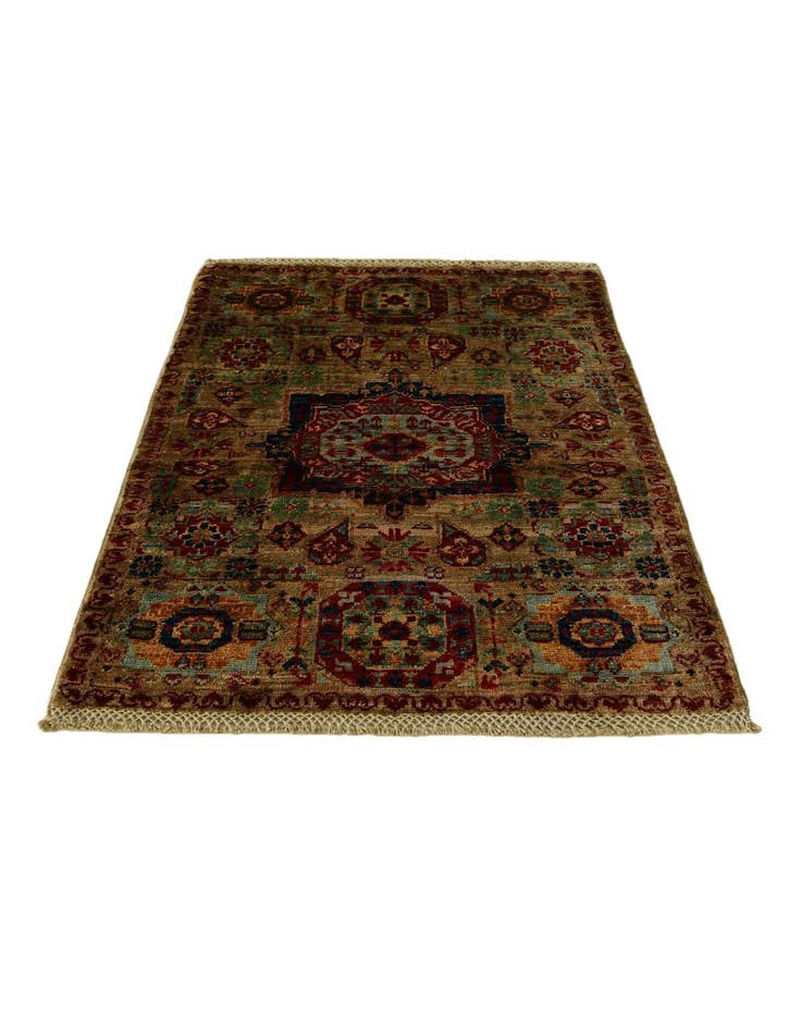 Detail image of 2' x 2' 11 Hand Knotted Mamluk Ziegler Rug