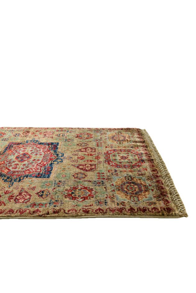 Detail image of 2' x 2' 11 Hand Knotted Mamluk Ziegler Rug