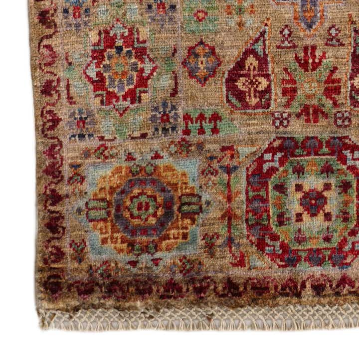 2' x 2' 11 Hand Knotted Mamluk Ziegler Rug